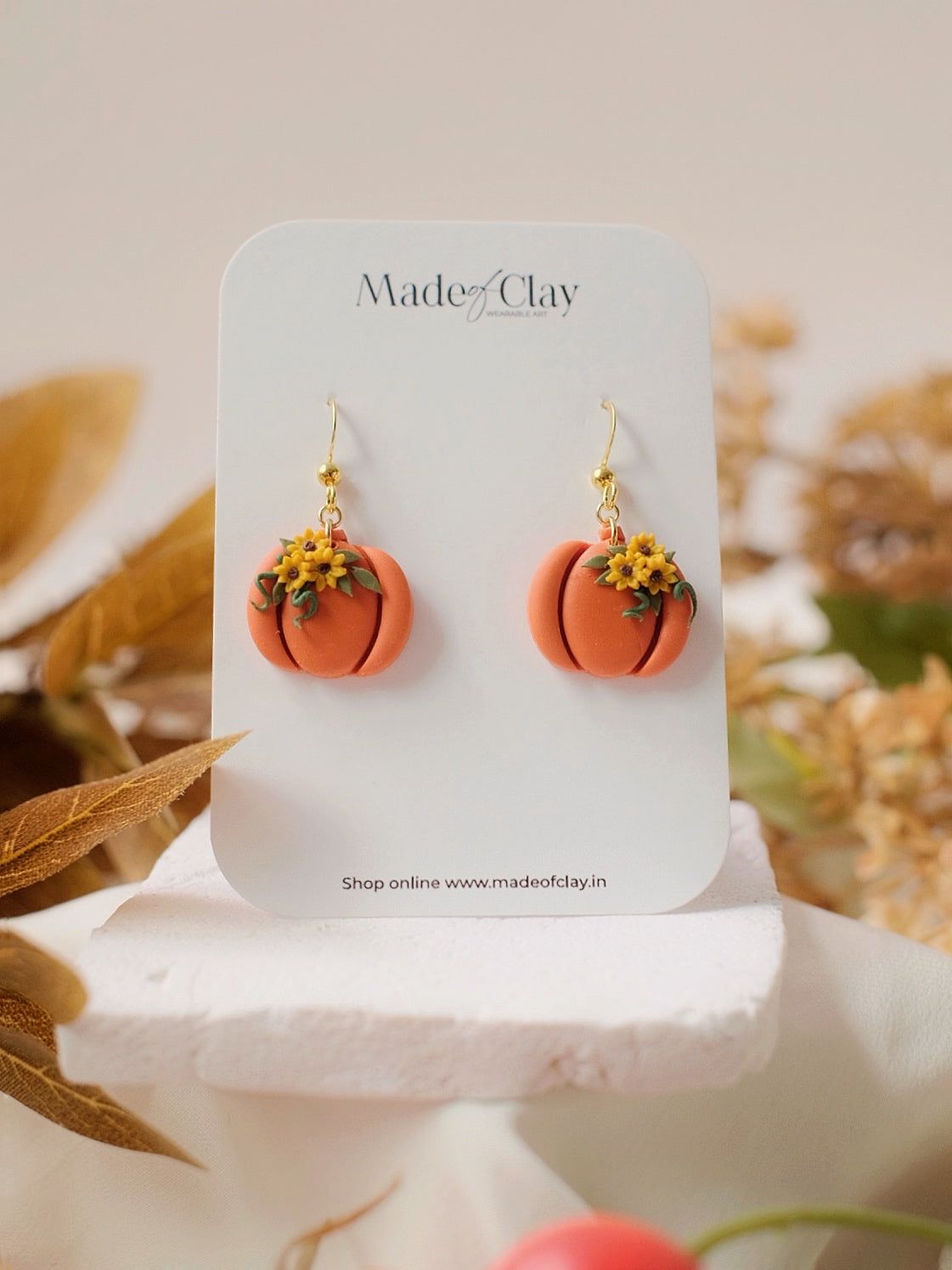 Fall polymer clay deals earrings