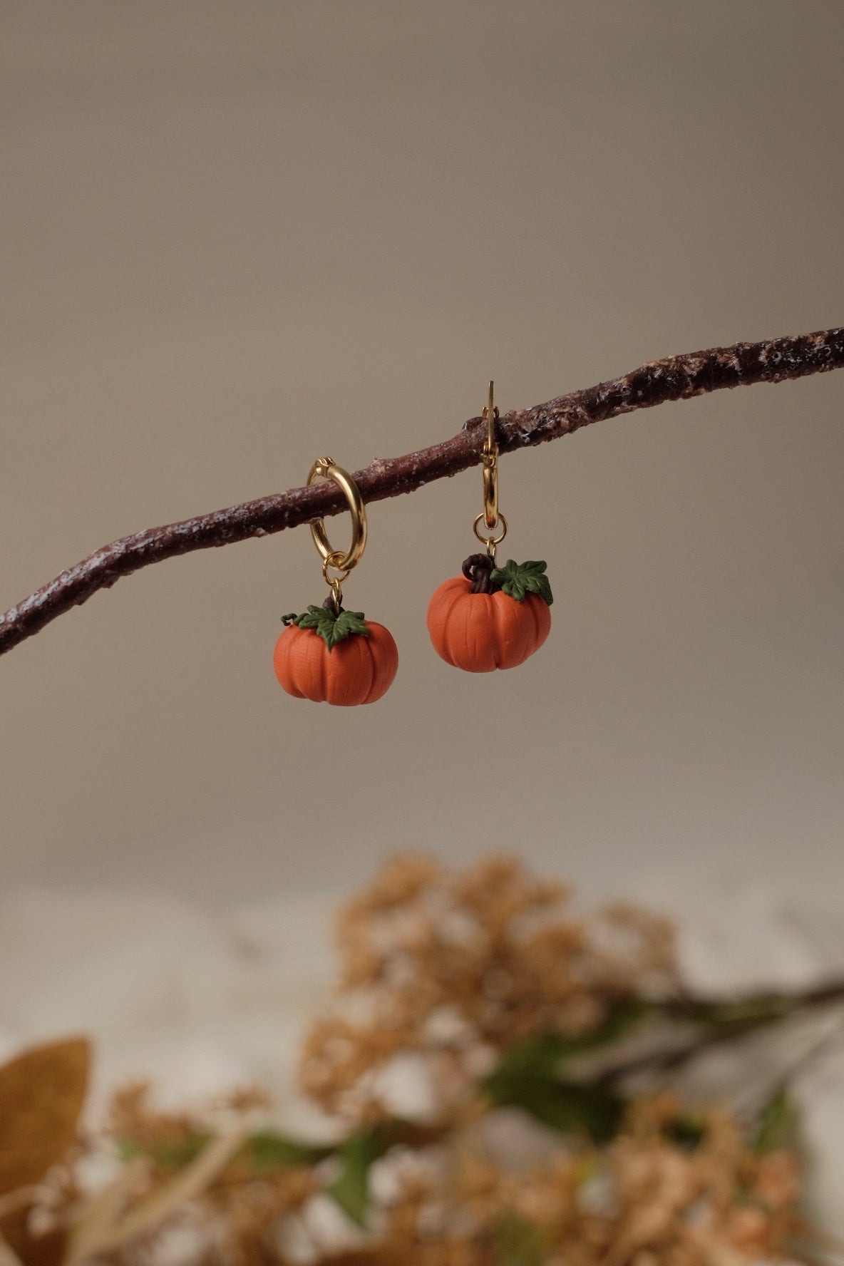 Harvest Pumpkin Thick Hoops