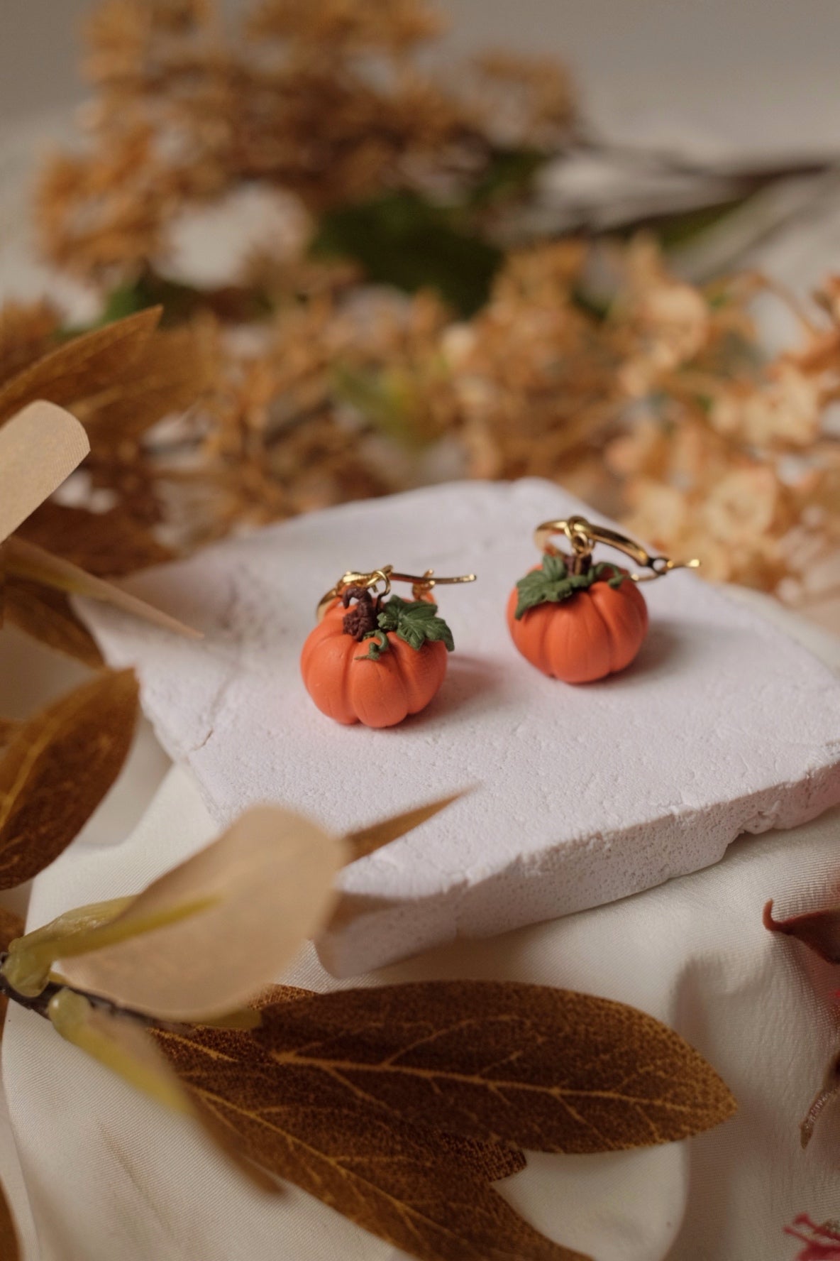 Harvest Pumpkin Thick Hoops